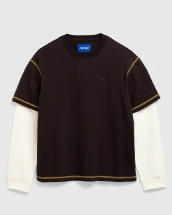 Flash Sale Awake NY Waffle Long-Sleeve Washed Brown washedbrown