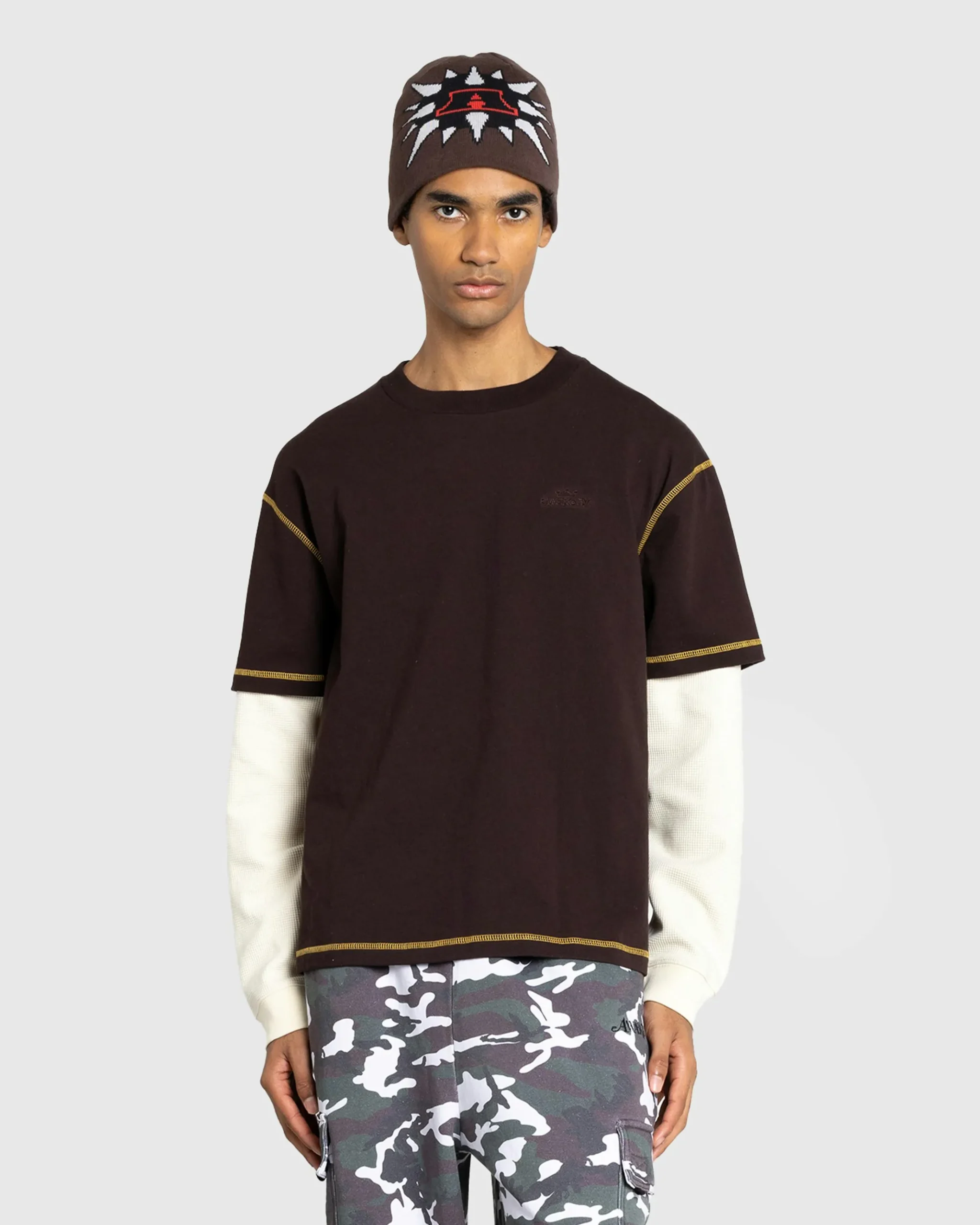 Flash Sale Awake NY Waffle Long-Sleeve Washed Brown washedbrown