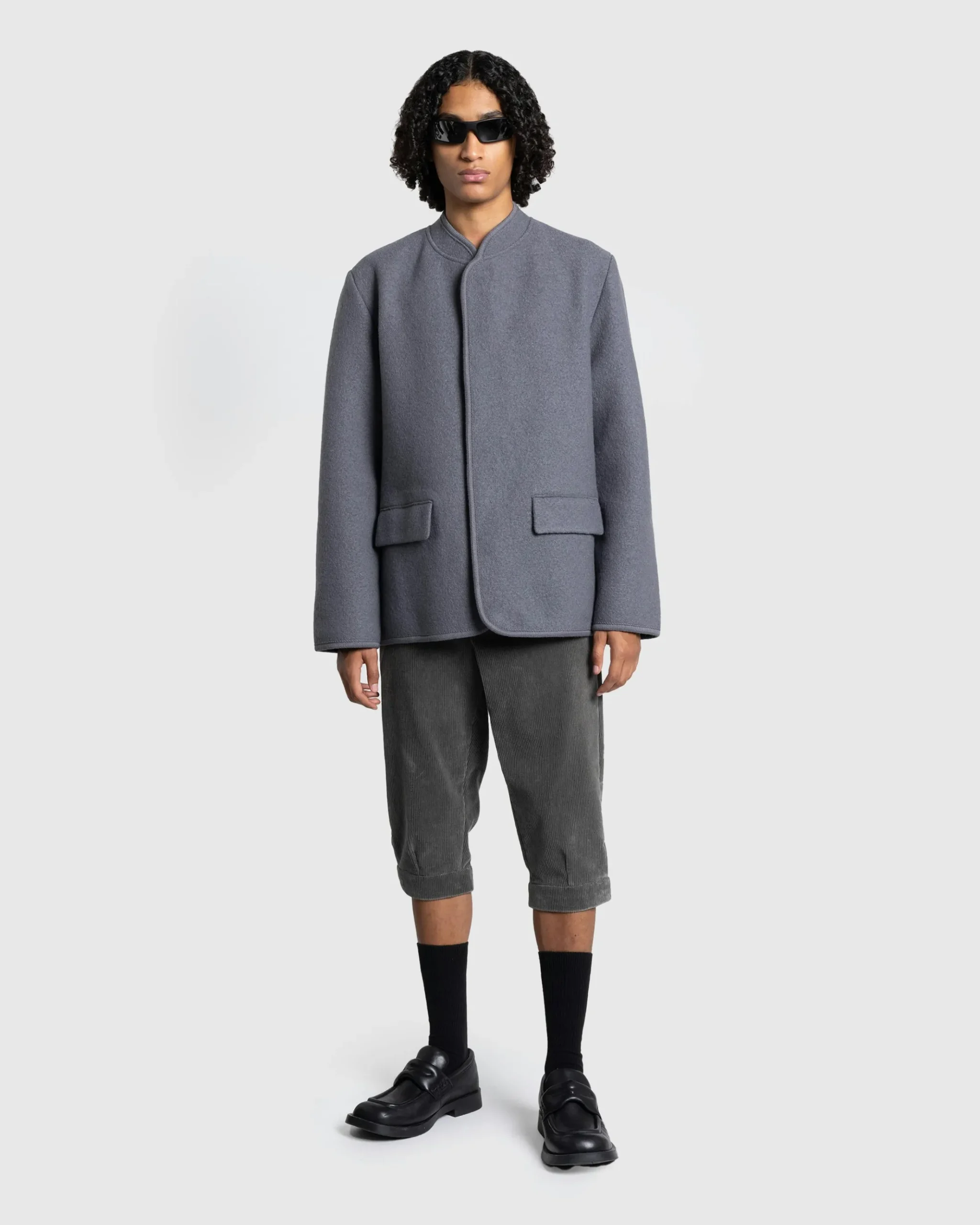 Sale Rier Walker Compact City Jacket Castlerock Felted grey