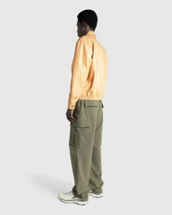 Discount Highsnobiety HS05 Waxed Leather Bomber Sand beige