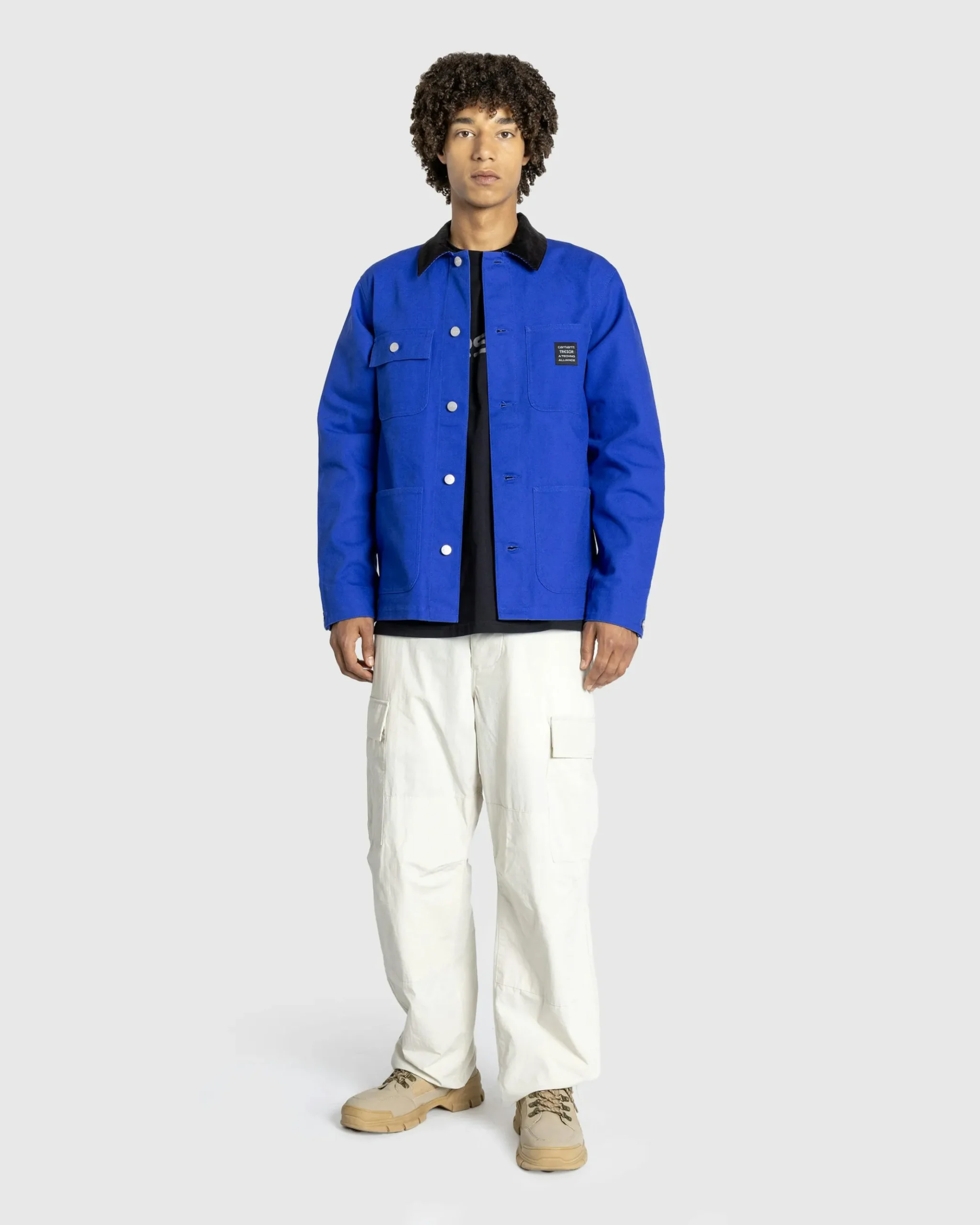 Discount Carhartt WIP Way Of The Light Michigan Coat Lazurite/Dark Grey Reflective