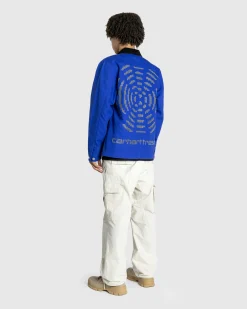 Discount Carhartt WIP Way Of The Light Michigan Coat Lazurite/Dark Grey Reflective