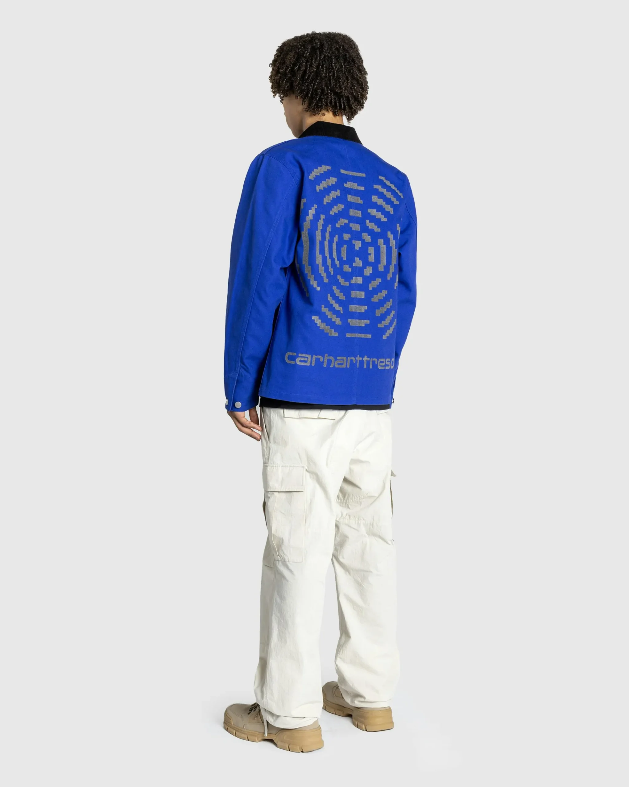 Discount Carhartt WIP Way Of The Light Michigan Coat Lazurite/Dark Grey Reflective