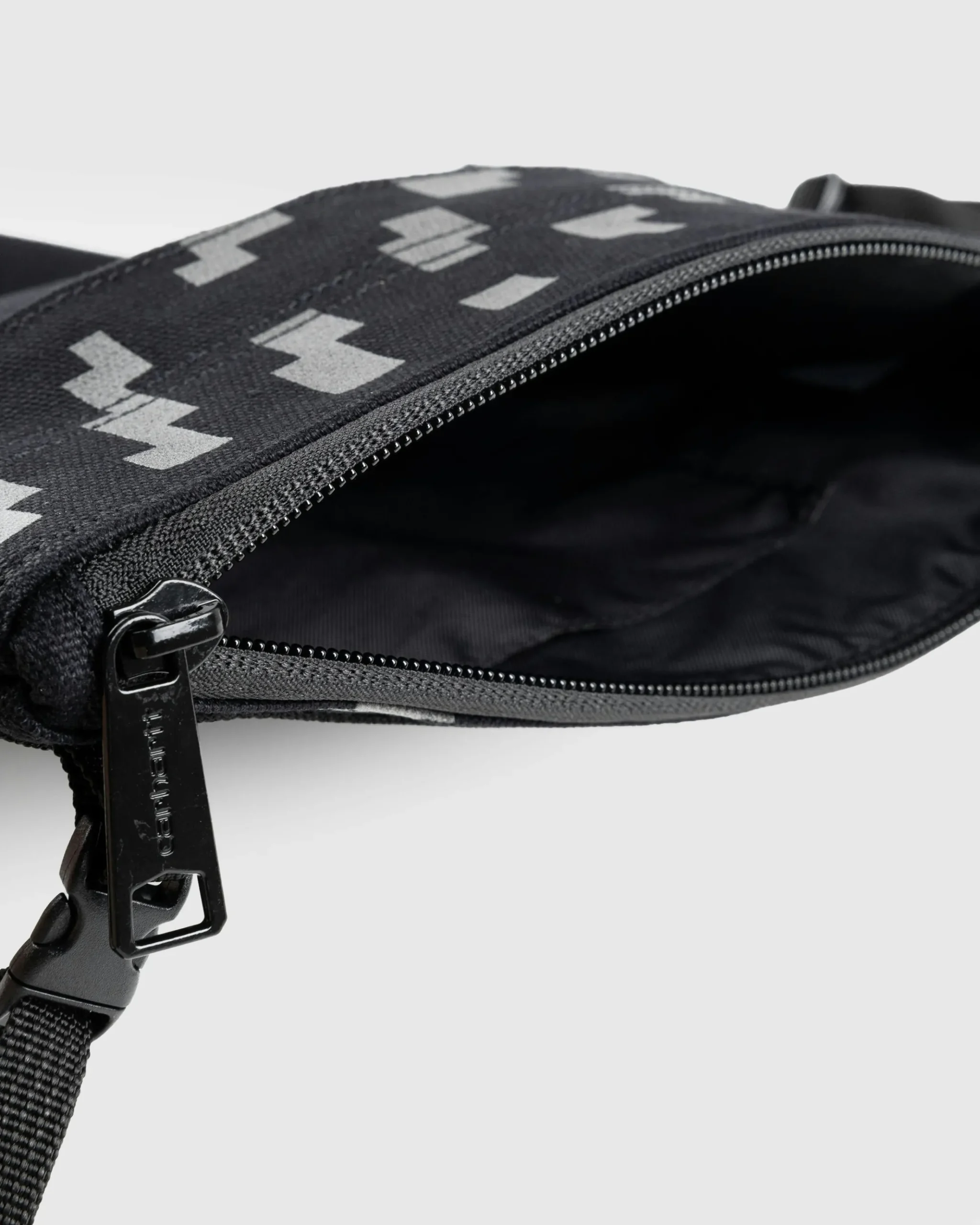 Best Sale Carhartt WIP Way Of The Light Strap Bag Black/Dark Grey Reflective