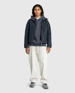 Fashion San San Gear Webbing Jacket Blue Charcoal bluecharcoal