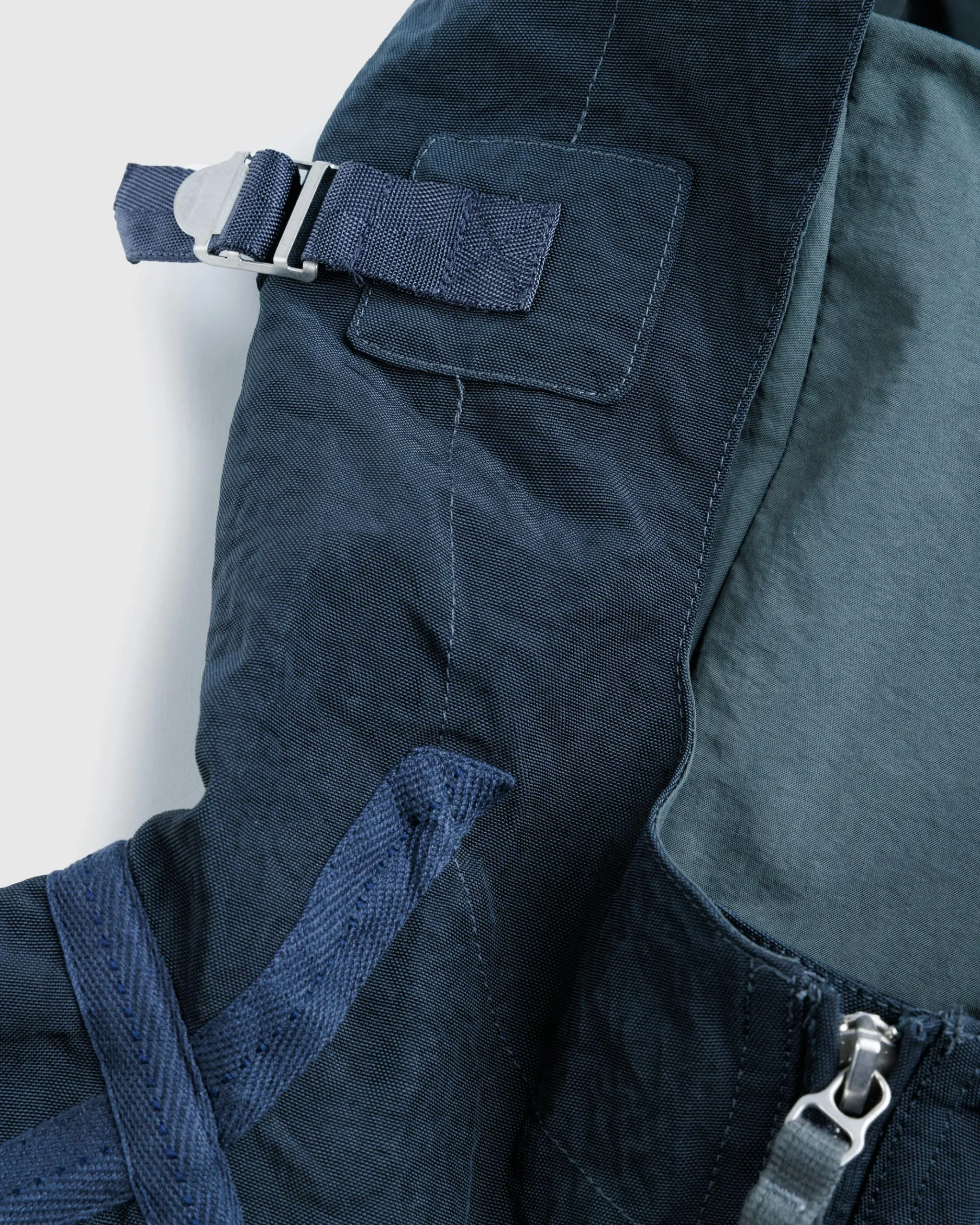 Fashion San San Gear Webbing Jacket Blue Charcoal bluecharcoal