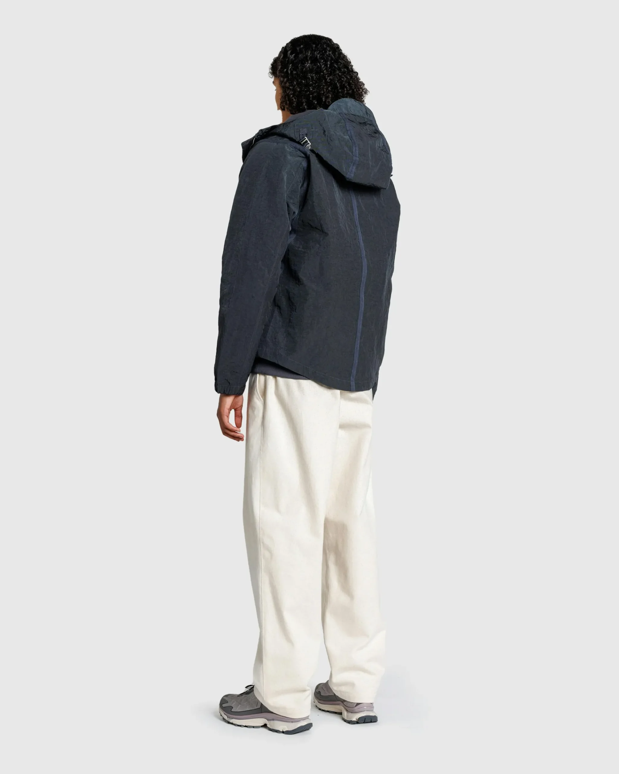 Fashion San San Gear Webbing Jacket Blue Charcoal bluecharcoal