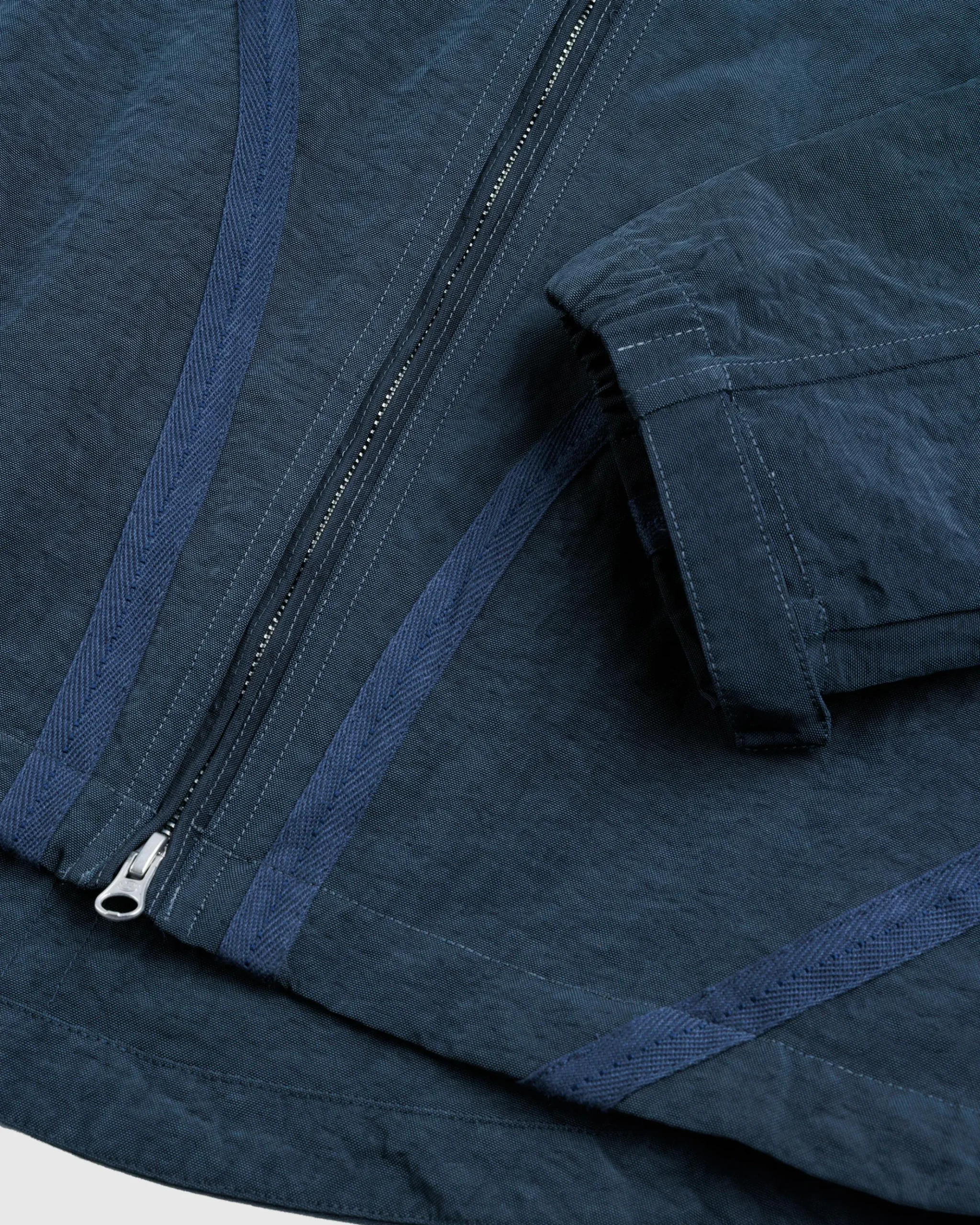 Fashion San San Gear Webbing Jacket Blue Charcoal bluecharcoal
