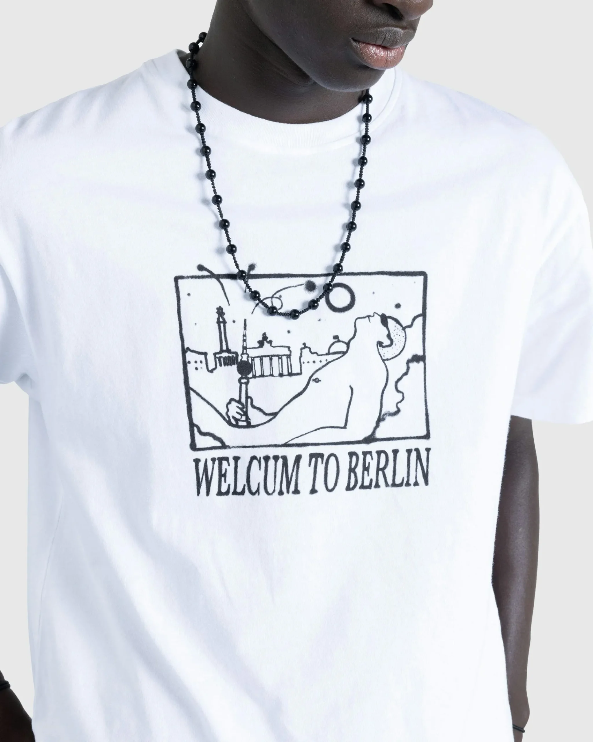 Cheap Carne Bollente Welcum to Berlin T-Shirt white
