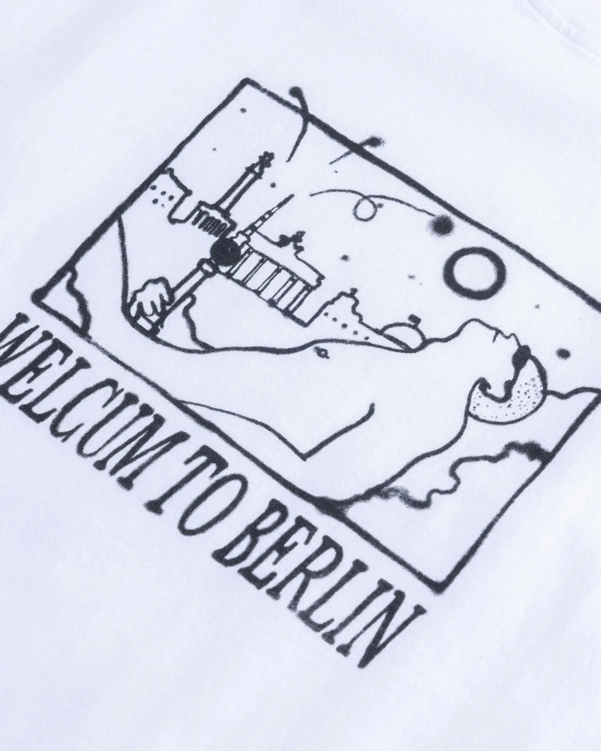 Cheap Carne Bollente Welcum to Berlin T-Shirt white