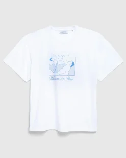 Discount Carne Bollente Welcum to Paris T-Shirt white
