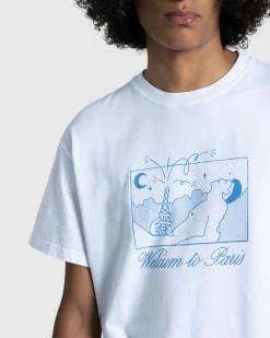 Discount Carne Bollente Welcum to Paris T-Shirt white