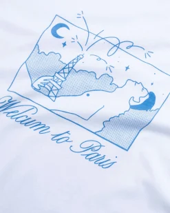 Discount Carne Bollente Welcum to Paris T-Shirt white
