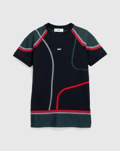 Clearance GmbH Wilhelm Patchwork T-Shirt black/green/red/white