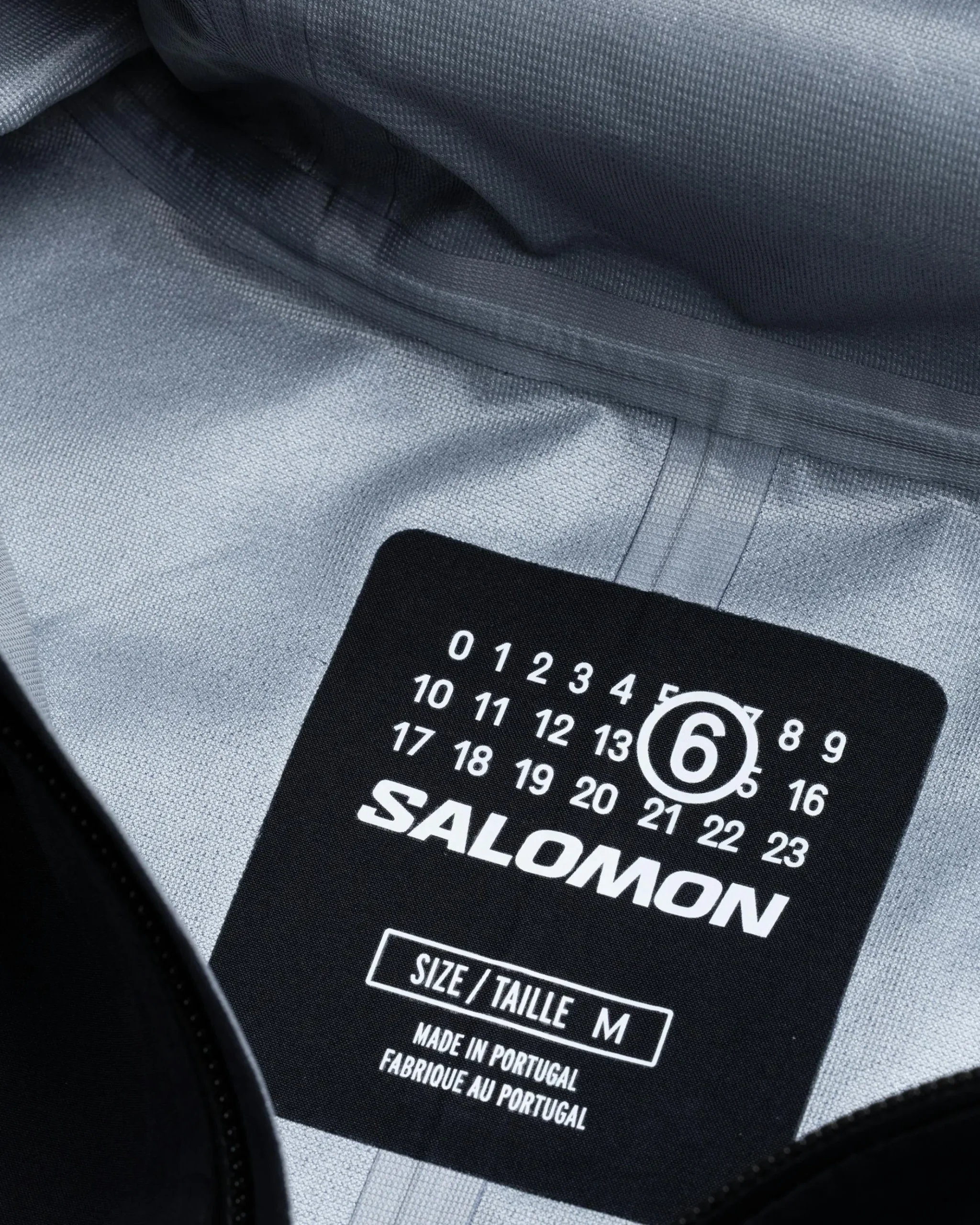 Shop MM6 Maison Margiela Windbreaker Deep Black deepblack