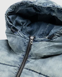 Shop Diesel W-Mons Jacket Denim blue