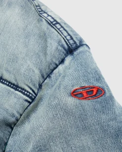 Shop Diesel W-Mons Jacket Denim blue