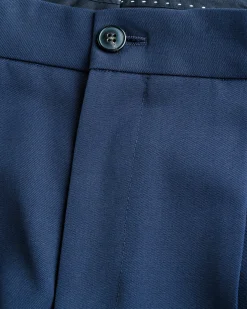 Flash Sale Dries van Noten Wool Flared Pants navy