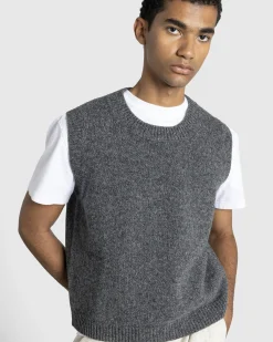 Best Maison Margiela Wool Gilet Dark Grey darkgrey