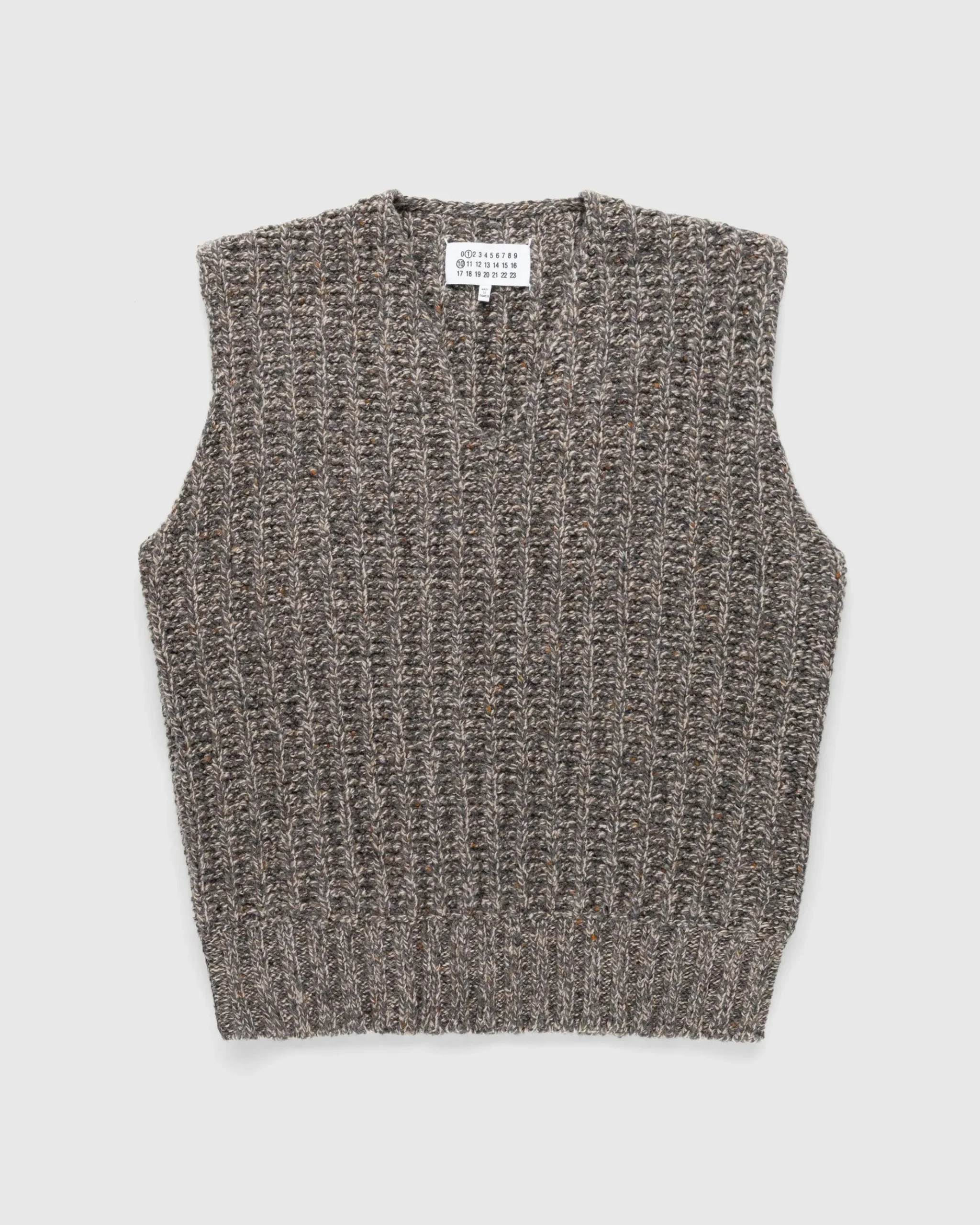 Discount Maison Margiela Wool Gilet Medium Brown mediumbrown