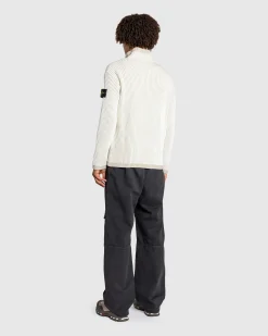 Online Stone Island Wool Half-Zip Sweater natural