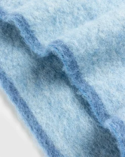 Cheap Acne Studios Wool Mohair Scarf denimblue