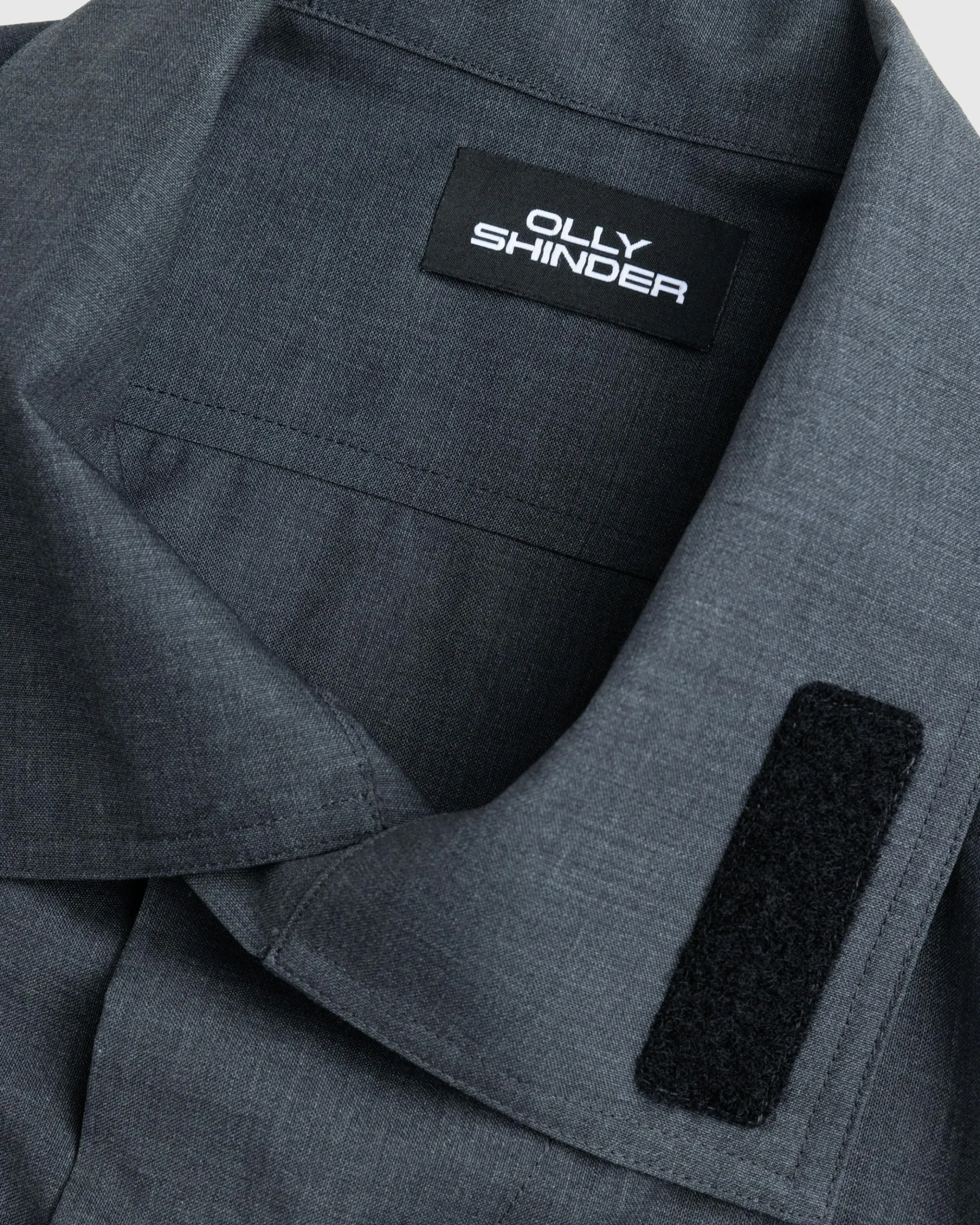 Store Olly Shinder Wool Overshirt grey