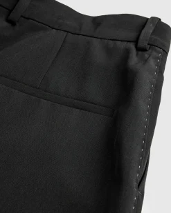 Cheap Acne Studios Wool Trousers black