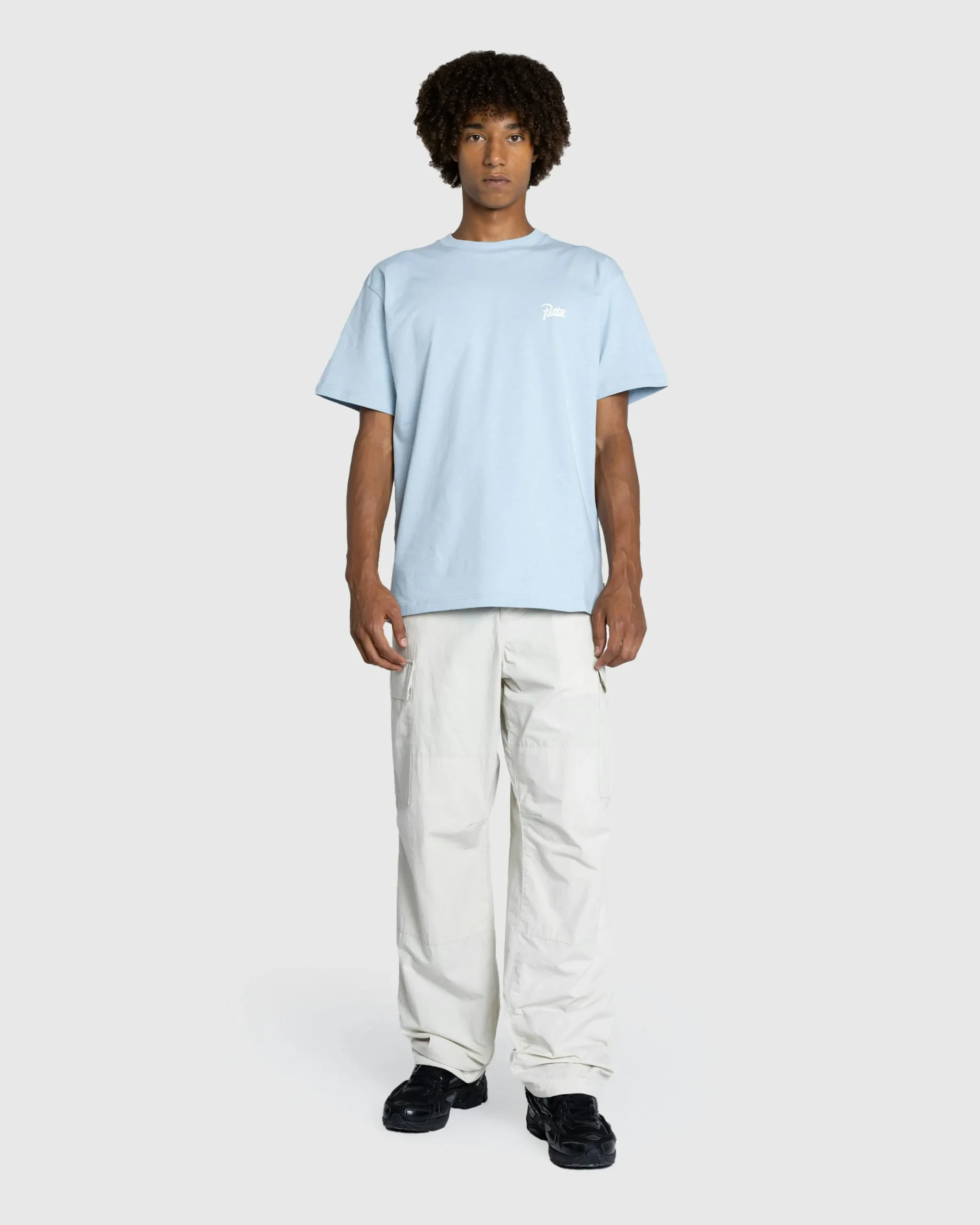 Online Patta Xerox Peace T-Shirt Dusty Blue dustyblue