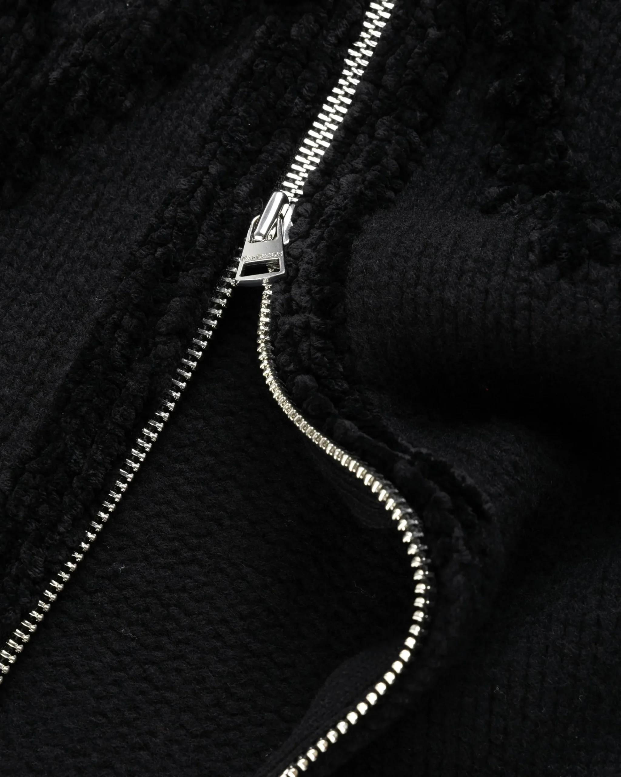 Store J.W. Anderson Zip Anchor Logo Hoodie black