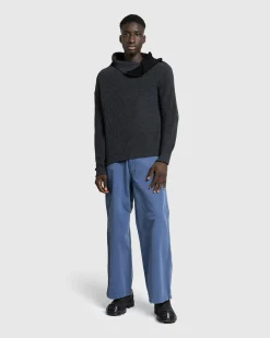 New Y/Project Zip Insert High Neck Pullover Dark Grey darkgrey
