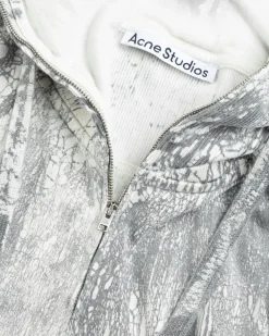 Flash Sale Acne Studios Zippered Dyed Sweater Faded Black fadedblack