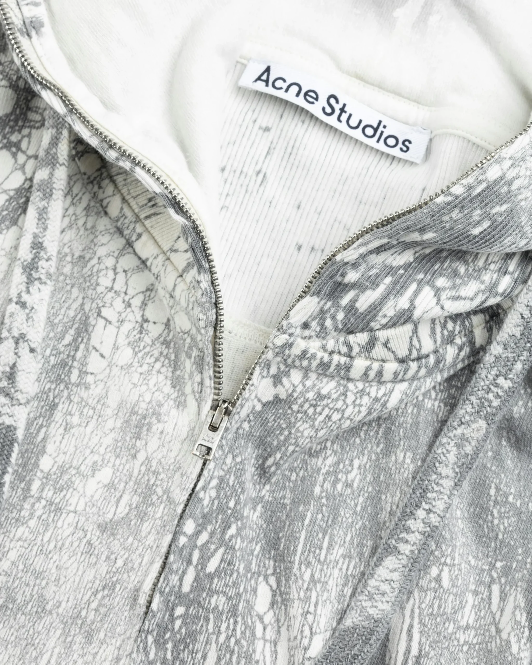 Flash Sale Acne Studios Zippered Dyed Sweater Faded Black fadedblack