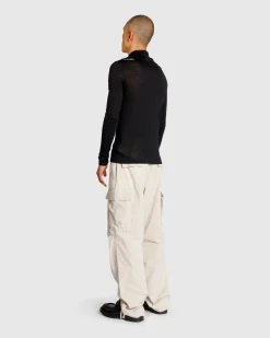 Hot Jil Sander Zip-Up Long-Sleeve black